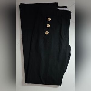 NWOT Derek Lam 10 Crosby Pants with Gold Button Accents Women's Size 8